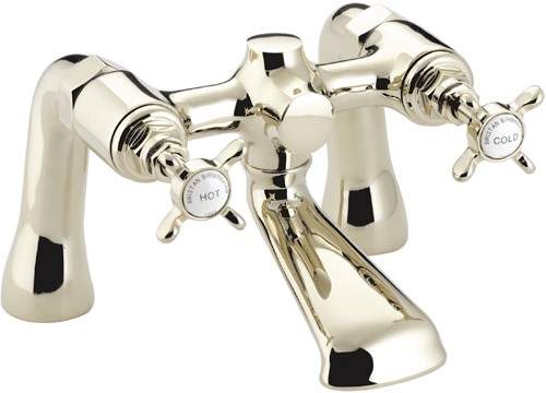 Bristan 1901 Bath Filler Tap, Gold Plated.