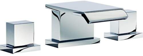 Mayfair Rio 3 Tap Hole Bath Filler Tap (Chrome).