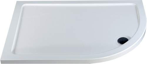 MX Trays Acrylic Capped Low Profile Offset Quad Tray. 1200x800 (Left Hand)