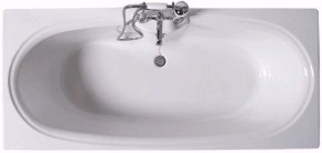 Waterford Finesse double ended white bath. 1700 x 750mm. Legs included.