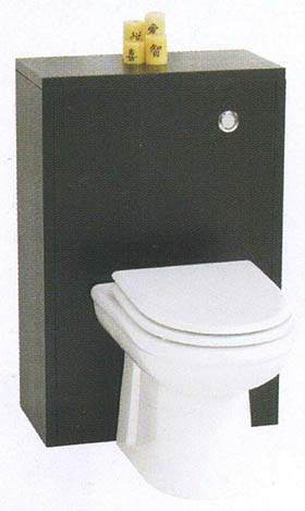 daVinci Monte Carlo complete back to wall toilet set in wenge.