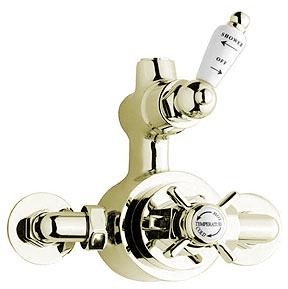 Ultra Beaumont 1/2" Twin Exposed Shower Valve (Gold, Special Order)