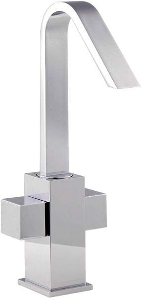 Hudson Reed Zaro Mono Basin Mixer With Swivel Spout & Free Pop Up Waste.