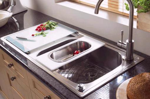 Echo 1.0 bowl stainless steel kitchen sink with left hand drainer. technical image