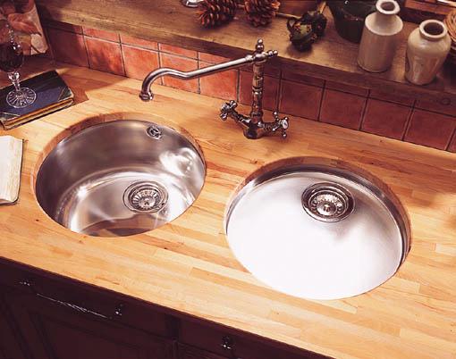 Onyx round bowl inset kitchen sink pack & Extras. technical image
