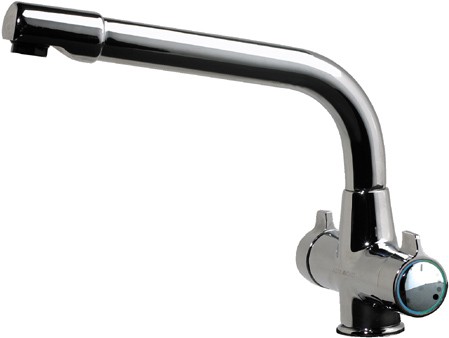 Targa 416 Water Filter Kitchen Tap in Chrome. technical image