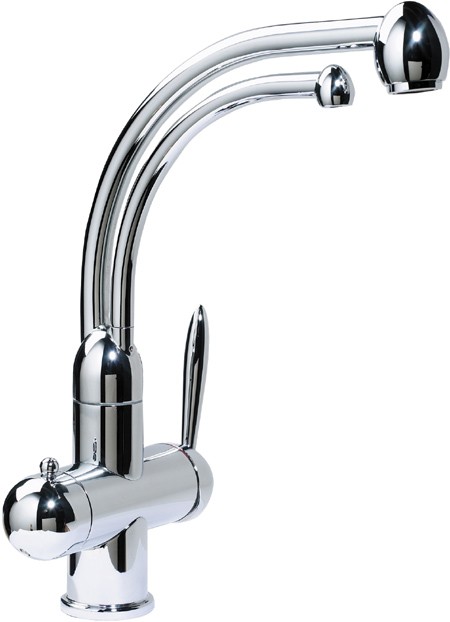 Triom 318 Water Filter Kitchen Tap in Chrome. technical image