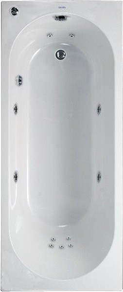 Aquamaxx Whirlpool Bath. 11 Jets. 1700x700mm. technical image