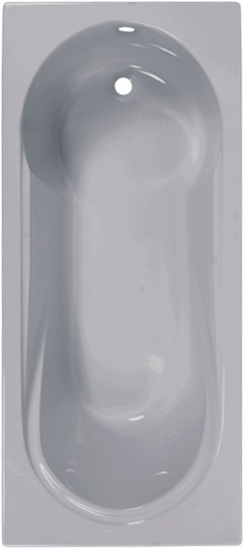 Acrylic Bath.  1700x750mm. technical image
