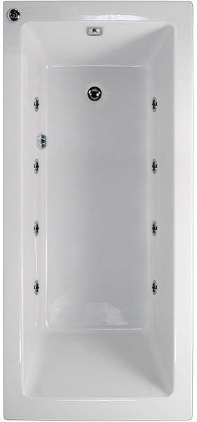 Whirlpool Bath. 8 Jets. 1800x800mm. technical image
