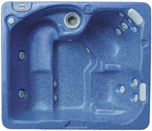Quest hot tub. 4 person + free steps & starter kit. technical image