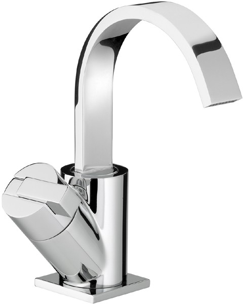 Mono Basin Mixer Tap with Waste. technical image