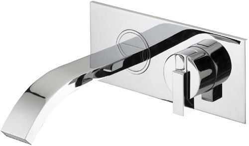 Wall Mounted Single Lever Bath Filler. technical image