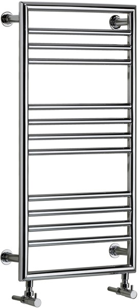 Diana 10 Bathroom Radiator (Chrome). 508x878mm. technical image