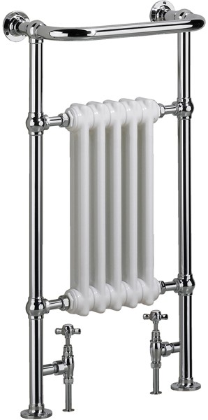 Harmonia 10 Bathroom Radiator (Chrome). 500x940mm. technical image