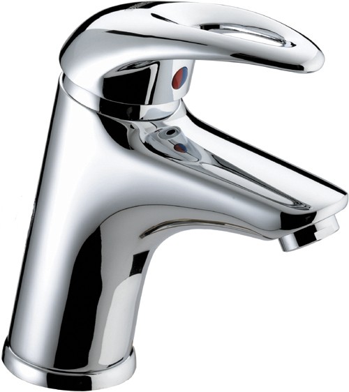 Mono Basin Mixer Tap (Chrome). technical image