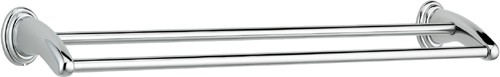 650mm Double Towel Rail (Chrome). technical image