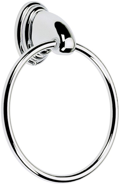Towel Ring (Chrome). technical image