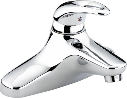 Single Lever Bath Filler Tap (Chrome). technical image