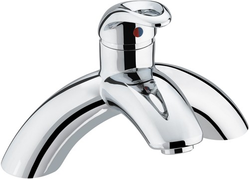 Single Lever Bath Filler Tap (Chrome). technical image