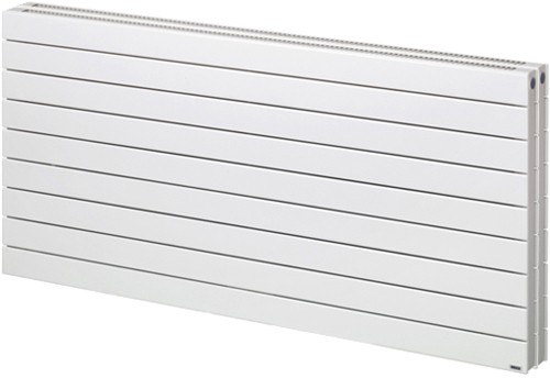 Lotus 2 Double Bathroom Radiator (White). 1400x650mm. technical image