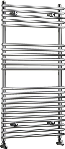 Vertico Bathroom Radiator (Chrome). 600x1450mm. technical image