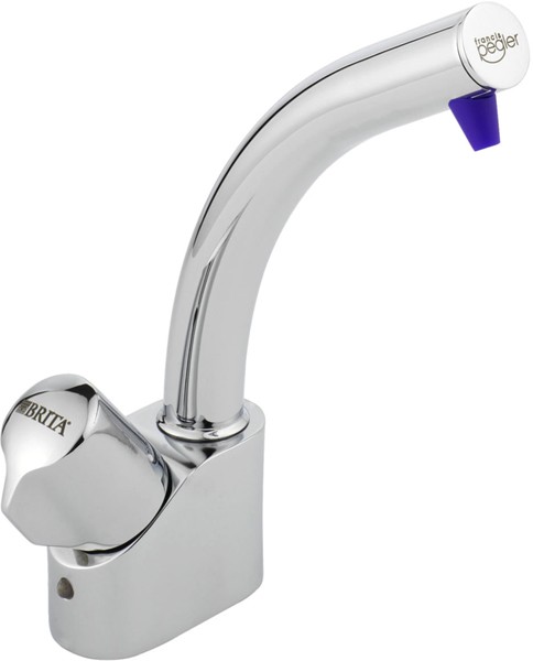 Solo Nebula Cold Water Filter Kitchen Tap. technical image