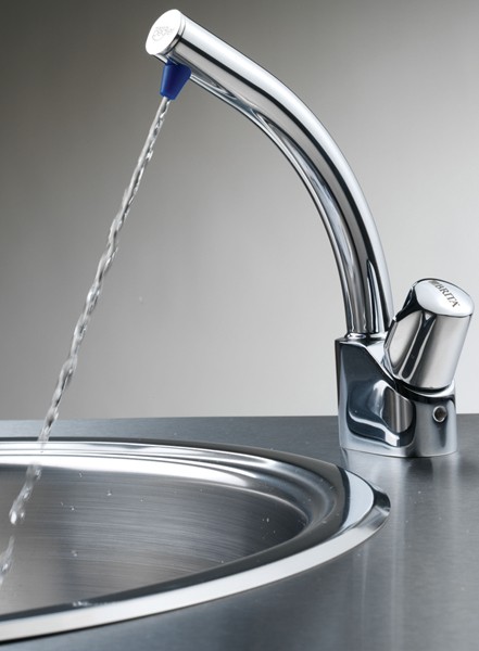 Solo Nebula Cold Water Filter Kitchen Tap. technical image