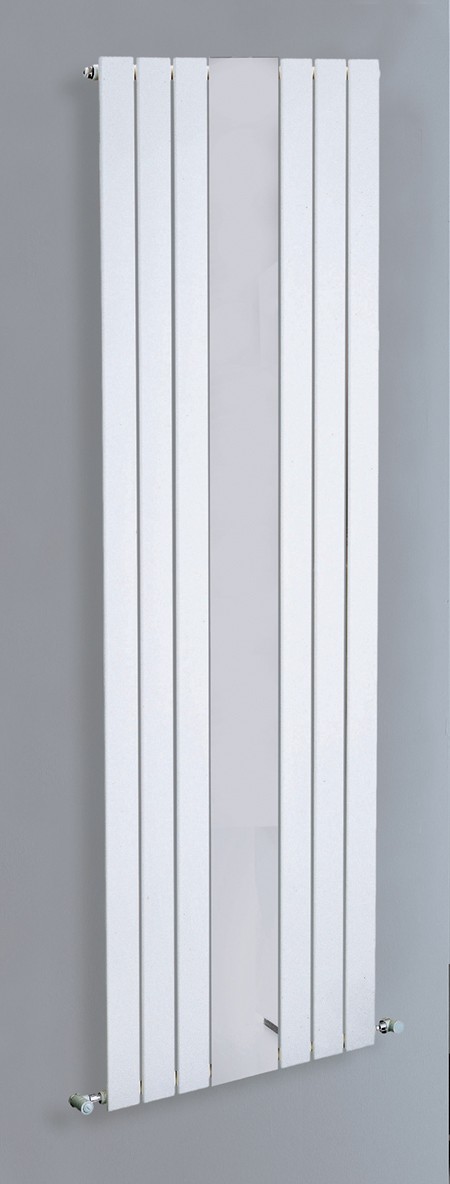 White Powder Coated Designer Radiator. 1800x596mm. 2180 BTU. technical image