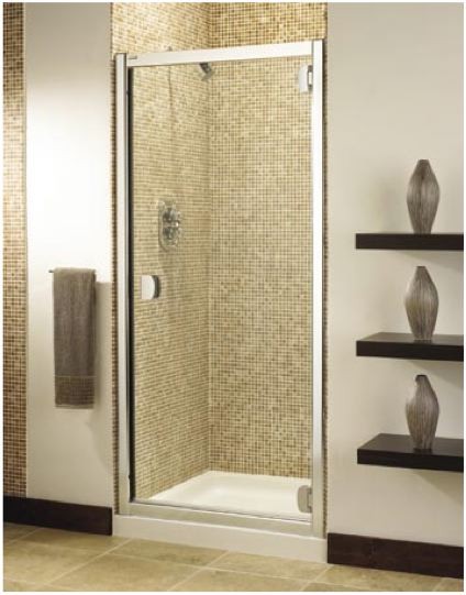 Ultra 800mm hinged shower enclosure door. technical image
