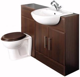 Chilternhurst Bathroom Furniture Set (Wenge). technical image