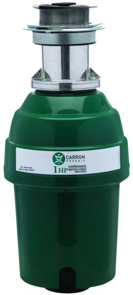 WD1500 Batch Feed Waste Disposal Unit. technical image