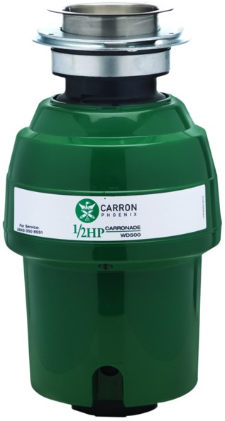 WD500 Continuous Feed Compact Waste Disposal Unit. technical image