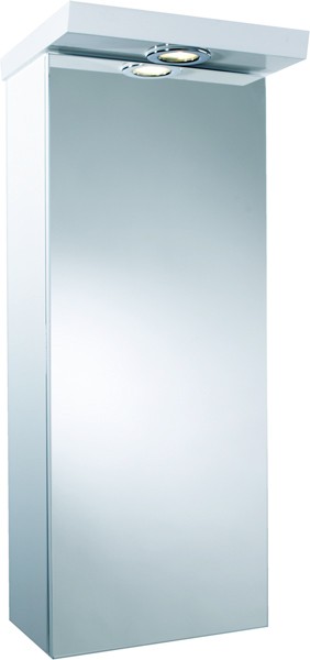 Mirror Bathroom Cabinet With Light.  280x680x240mm. technical image