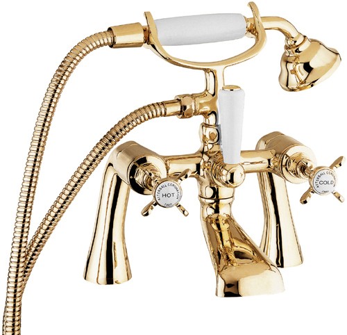 Bath Tap Pack 4 (Gold). technical image