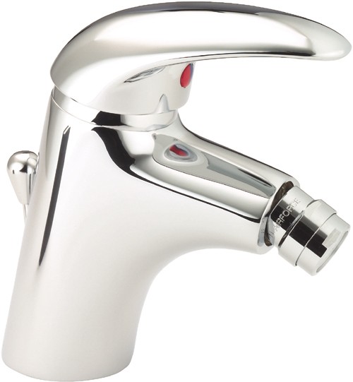 Mono Bidet Mixer Tap With Pop Up Waste. technical image