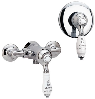 Montrose Manual Shower Valve (Chrome). technical image