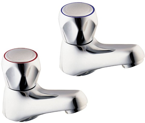 Water Saving Basin Taps (pair). technical image