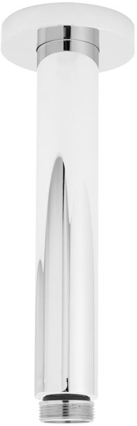 200mm Round Ceiling Mounting Arm (Chrome). technical image