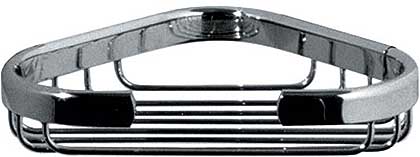 Small Corner Soap Basket 128x150mm (Chrome) technical image