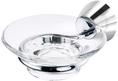 Glass Soap Dish and Holder technical image