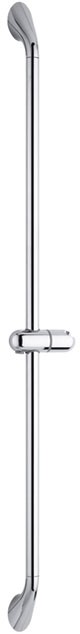 900mm Y-Class slide rail with push button control in chrome. technical image