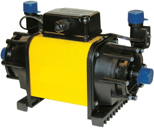 2.0 Bar Twin Automatic Shower Pump With Hoses. technical image