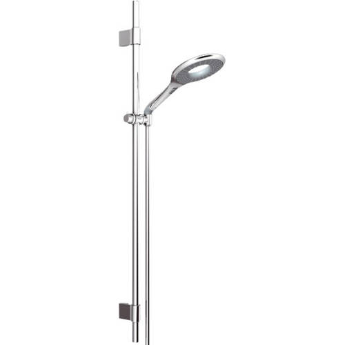 Icon Slide Rail Kit, Eco Button Shower Handset & Hose. technical image