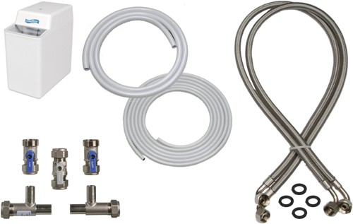 300 Water Softener With 15mm Install Kit (Non Electric). technical image