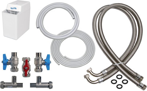300 Water Softener With 22mm Install Kit (Non Electric). technical image