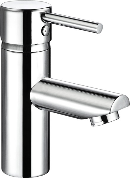 Mono Basin Mixer Tap (Chrome). technical image