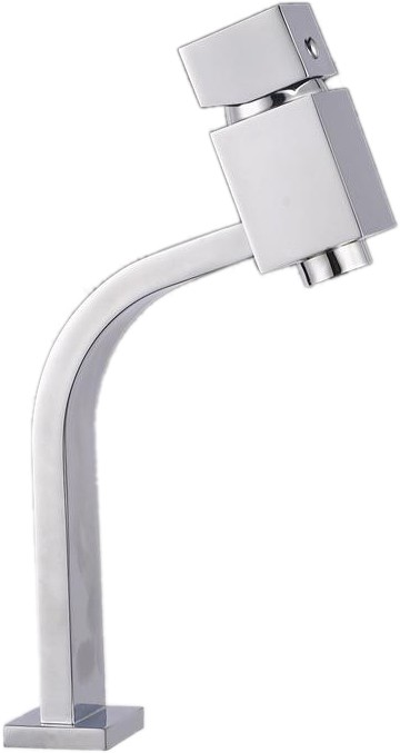 High Rise Mixer Tap (Chrome). technical image