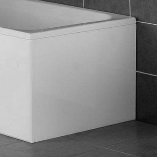 800mm End Bath Panel (White, Solid MDF). technical image