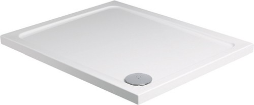 Slimline Rectangular Shower Tray. 1000x900x40mm. technical image